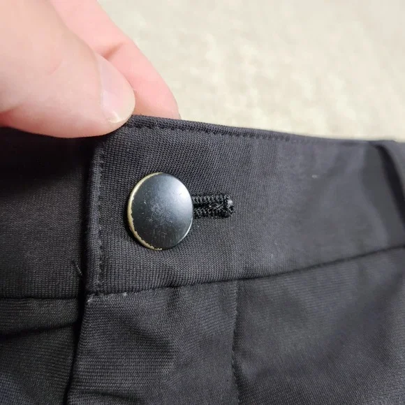 Lululemon Pants Men 40X31 ABC Classic Fit Performance Warpstreme Black Chino - Picture 2 of 13